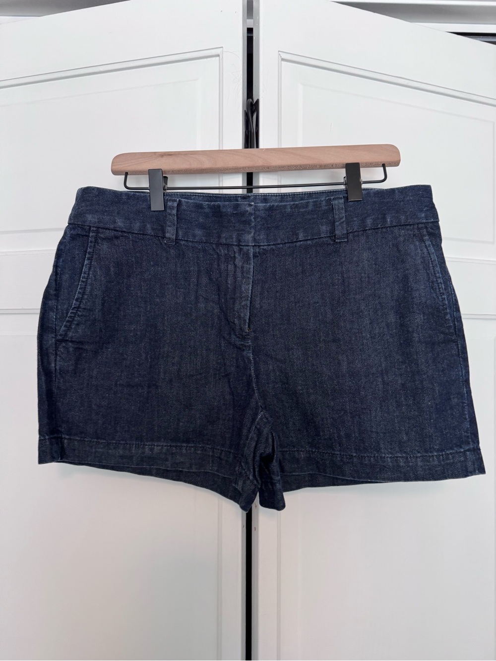 LOFT Dark Blue Denim Shorts